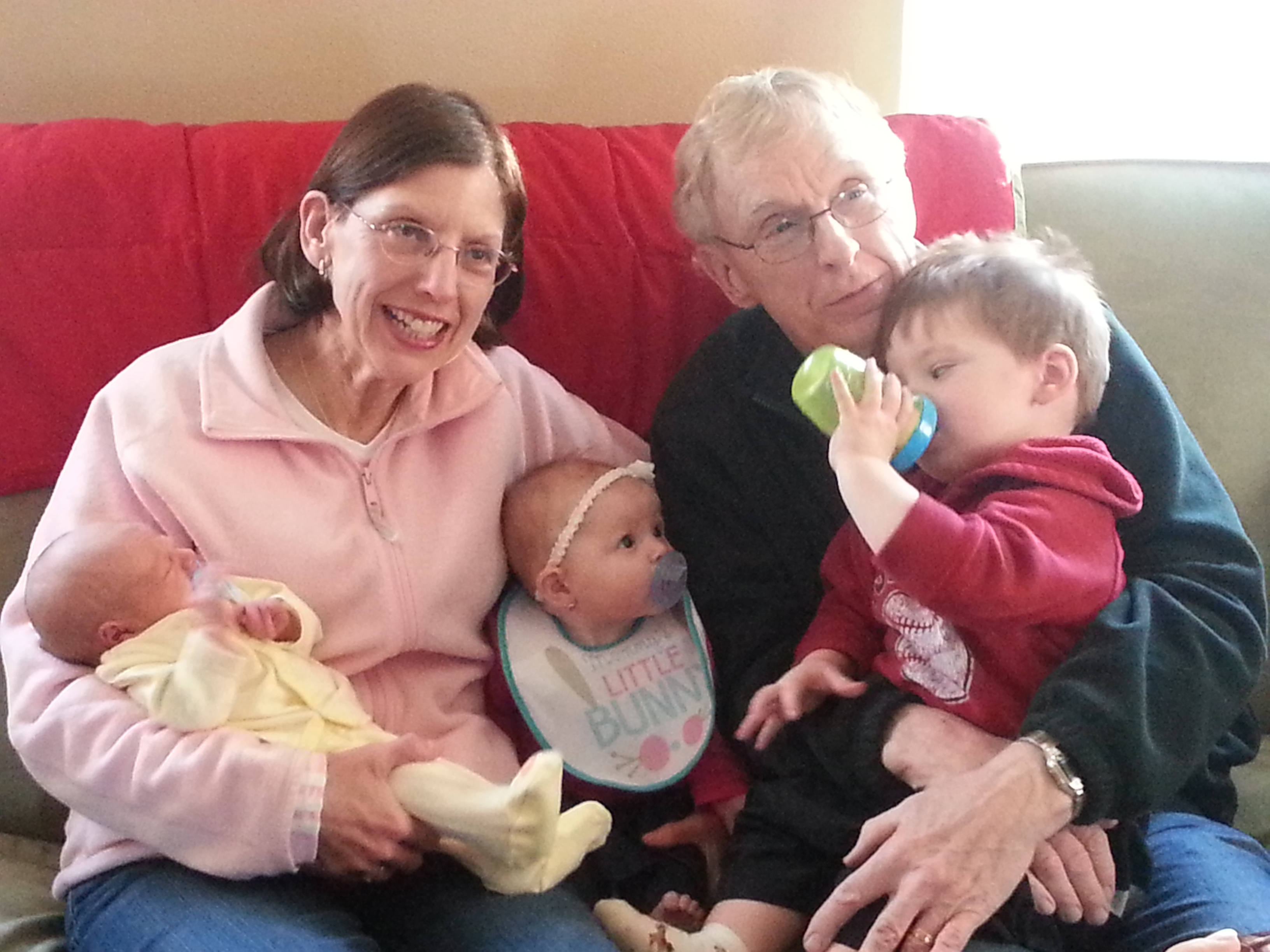 3_23 Nana Papa with grandkids